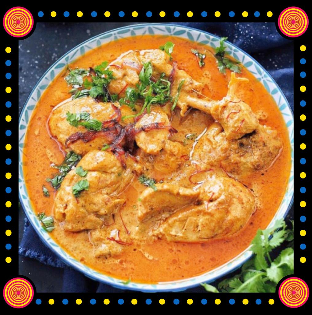Order Mughlai Chicken Qorma (Add Rice, Naan, Puri in 1) food online from Biryani Pointe store, Lombard on bringmethat.com