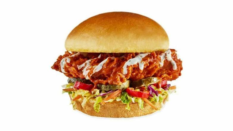 Order Nashville Hot Chicken Sandwich food online from Wings 101 store, Peachtree Corners on bringmethat.com