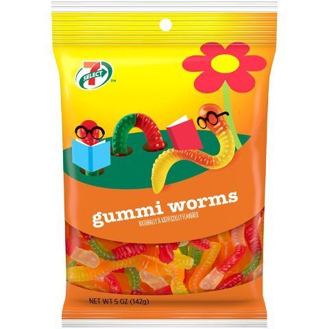 Order 7-Select Gummi Worms 5oz food online from 7-Eleven store, Newburyport on bringmethat.com