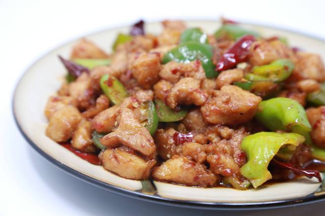 Order CN4. Diced Chicken with Chili Pepper 辣子雞丁 food online from Uncle Chen's Chinese Restaurant store, State College on bringmethat.com