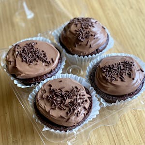 Order Vegan Chocolate Fudge Cupcake Packs food online from Stb store, Vancouver on bringmethat.com