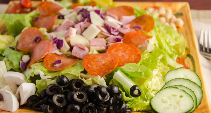 Order Antipasto Salad food online from Pizza Show store, Hawthorne on bringmethat.com