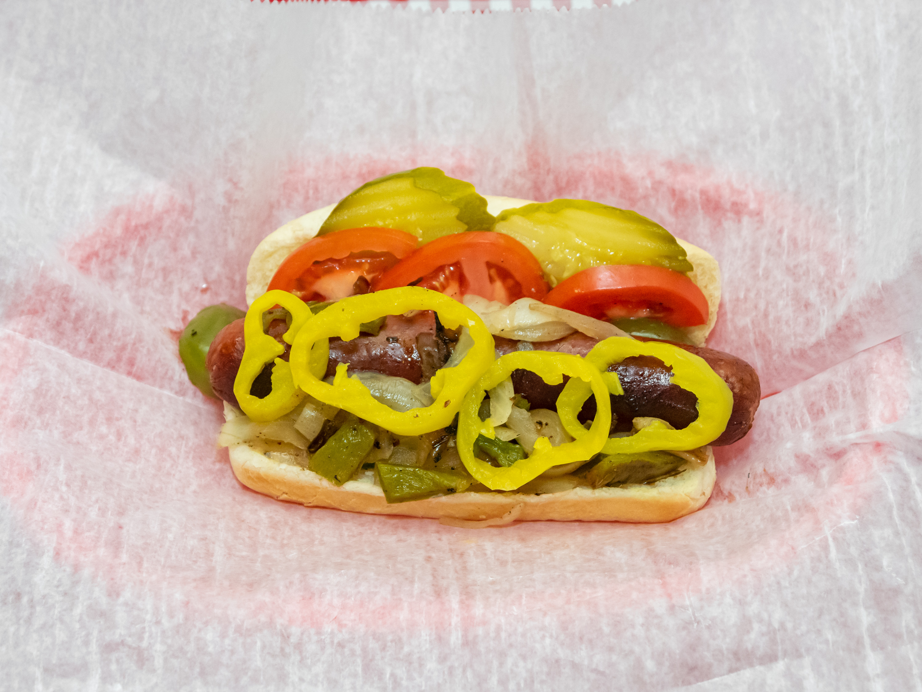 Order Loaded Vegan Hot Dog food online from Get It On A Bun At Bootys store, New Albany on bringmethat.com