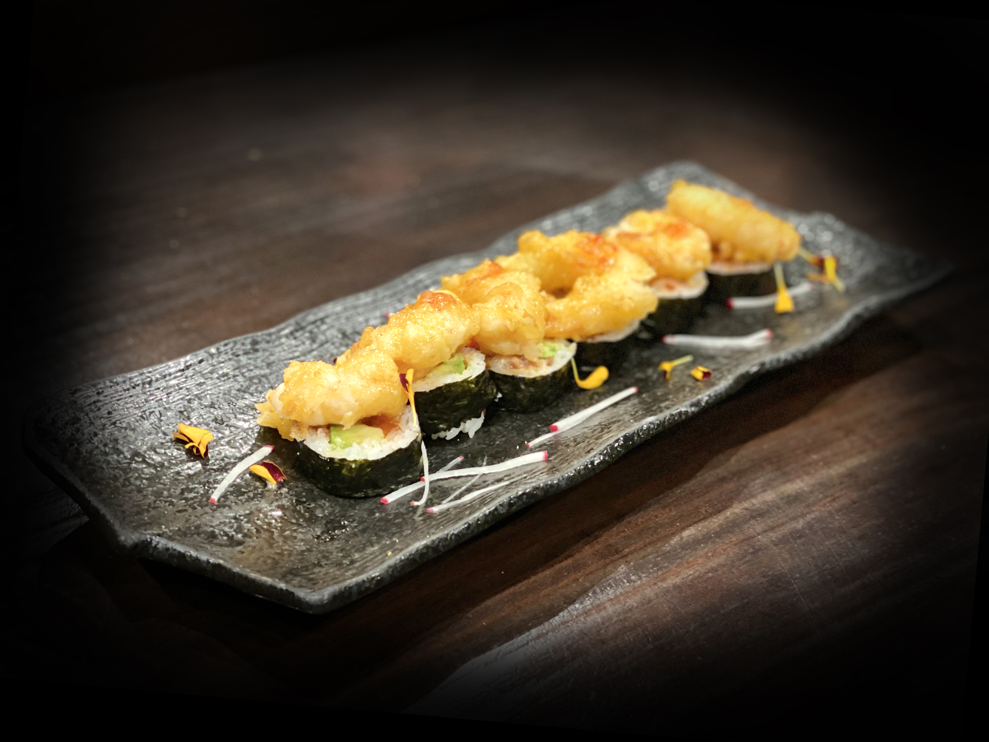 Order T11. Rock Shrimp Tempura Roll food online from Hikari Sushi And Ramen store, Corona on bringmethat.com
