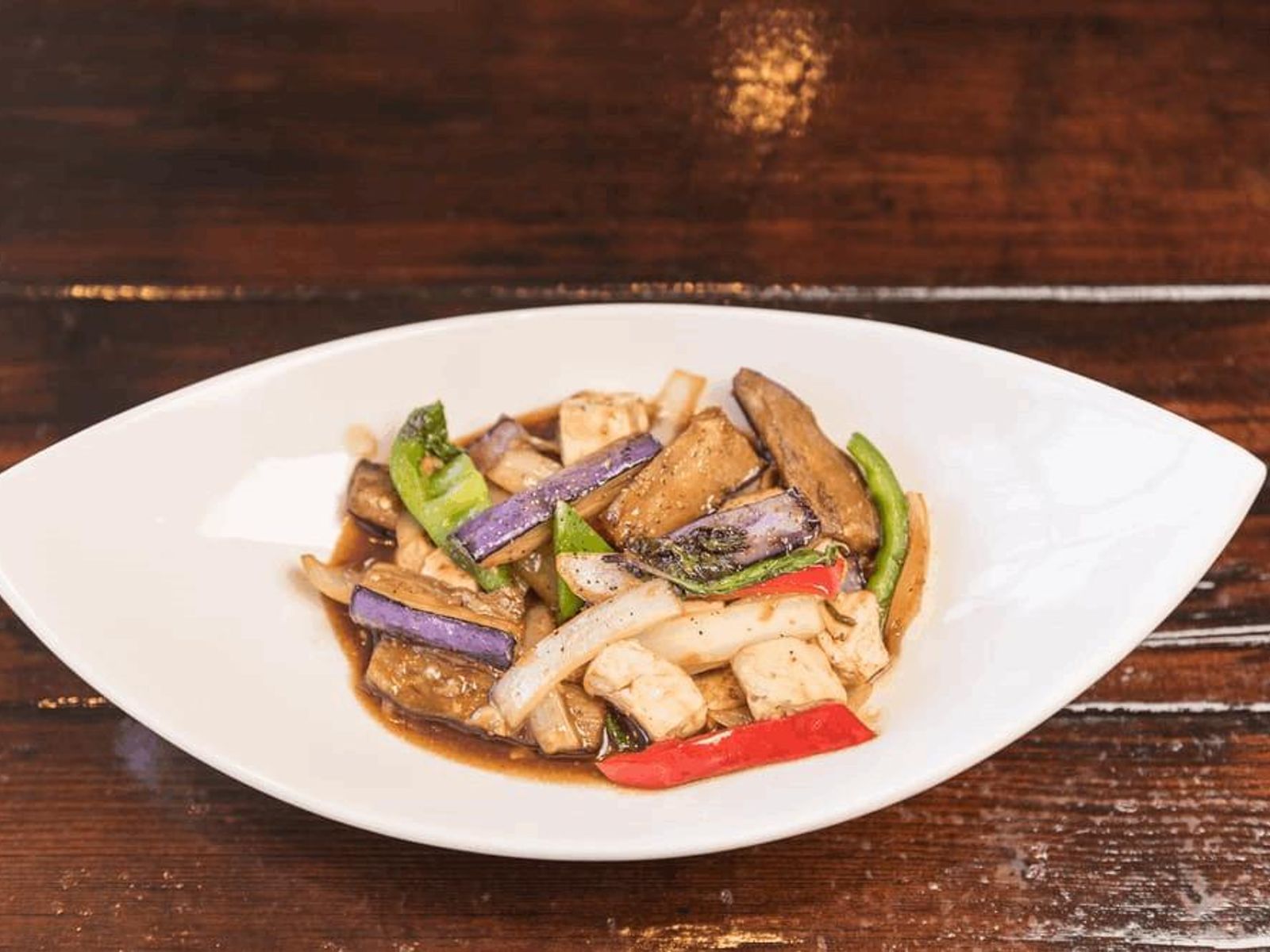 Order Spicy Eggplant* food online from Charm Thai Eatery store, San Mateo on bringmethat.com
