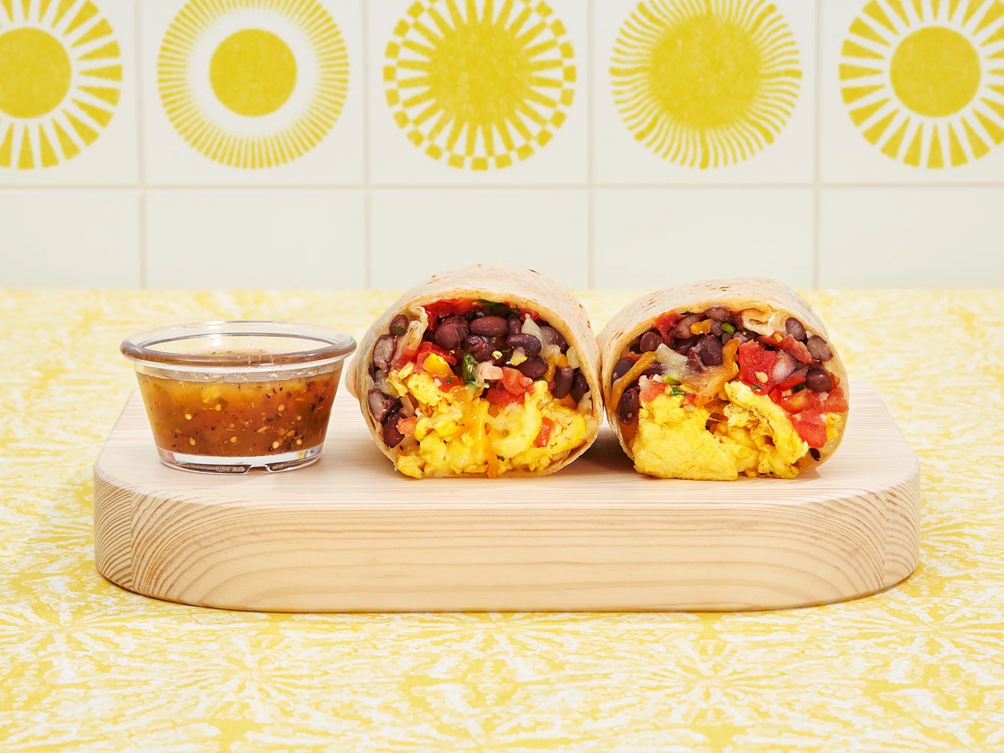Order South of the Border Breakfast Burrito food online from Sunny & Fine Breakfast Burritos store, West Hills on bringmethat.com
