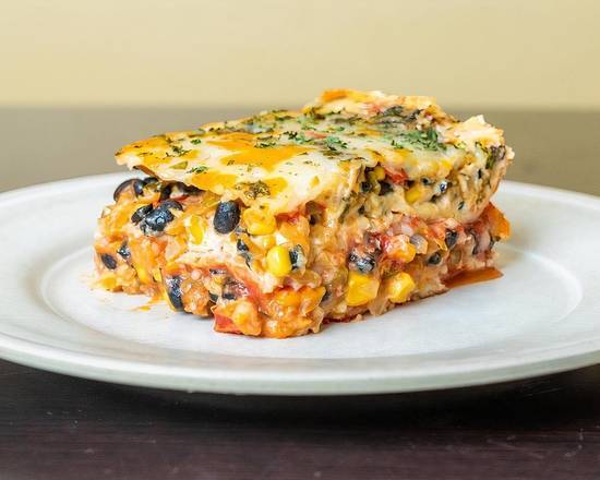 Order Mexican Lasagna (MX) food online from One Stop Kitchen store, San Francisco on bringmethat.com