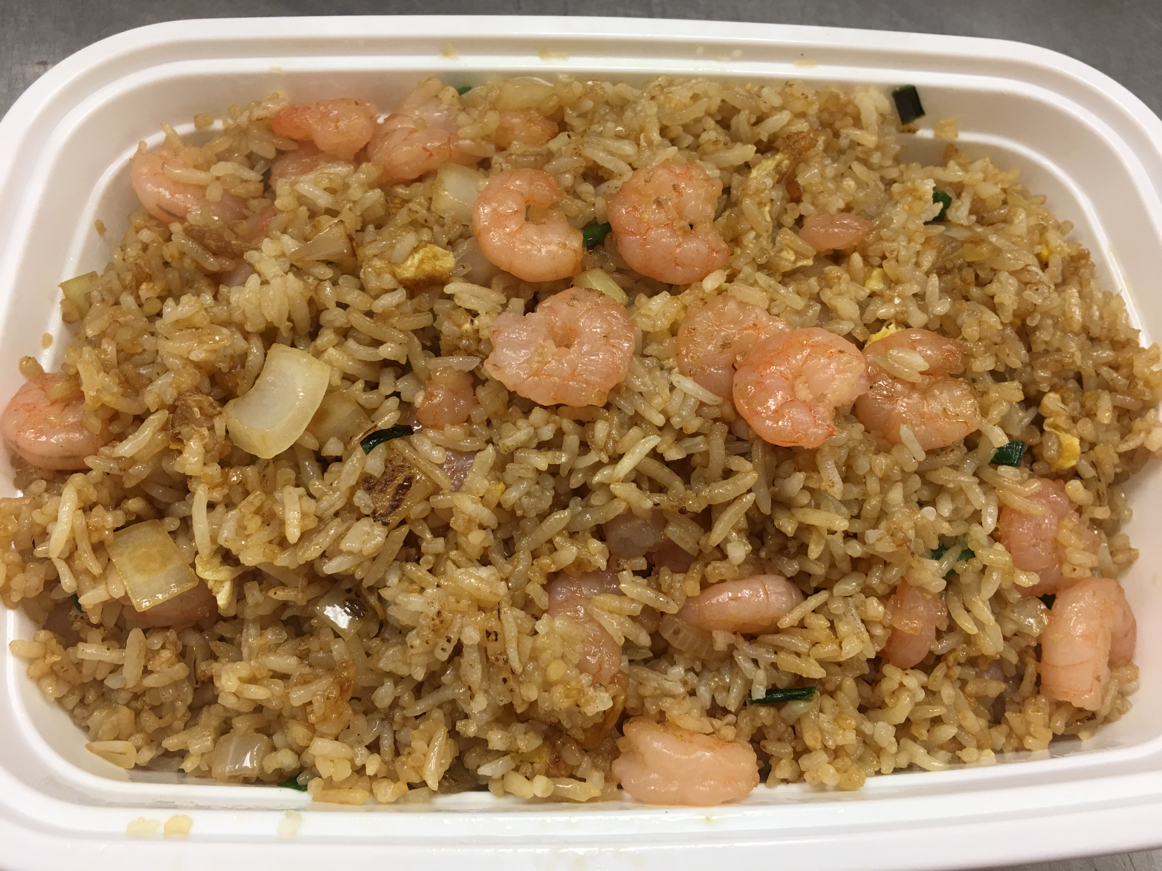 Order 206. Shrimp Fried Rice  ( Large ) food online from China China store, Joliet on bringmethat.com