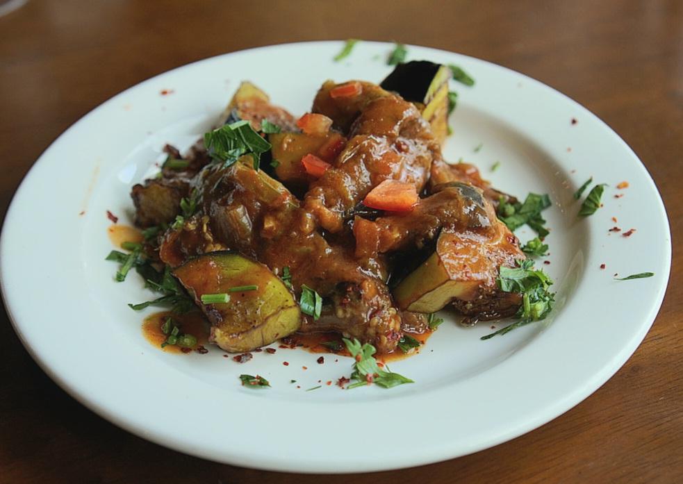 Order Eggplant With Red Sauce food online from Anatolia Cafe store, Cleveland Heights on bringmethat.com