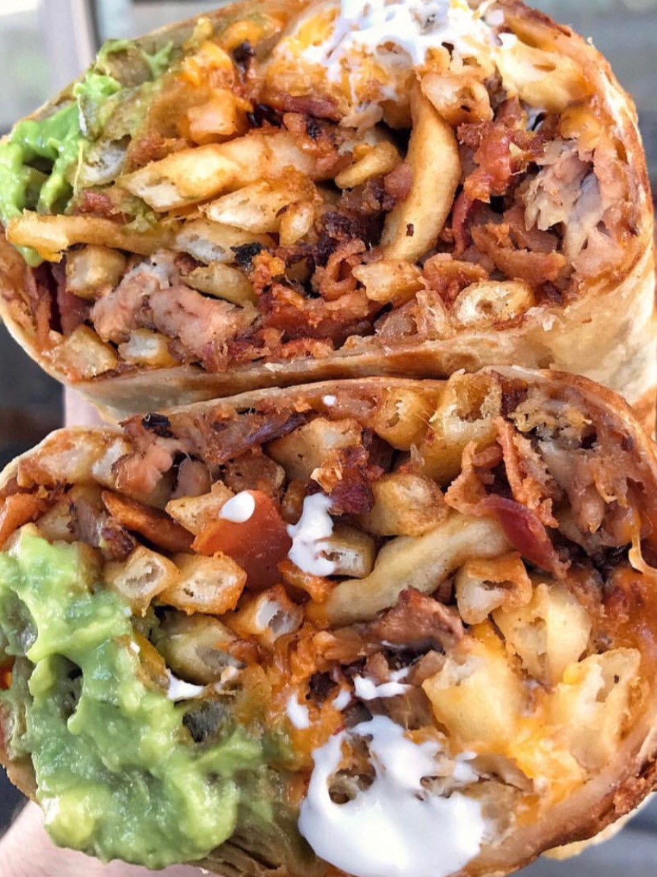 Order CBR Burrito food online from Man Vs Fries store, Dallas on bringmethat.com
