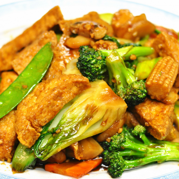 Order Tofu with Vegetables food online from Red Lantern Chinese Cuisine store, Glendora on bringmethat.com