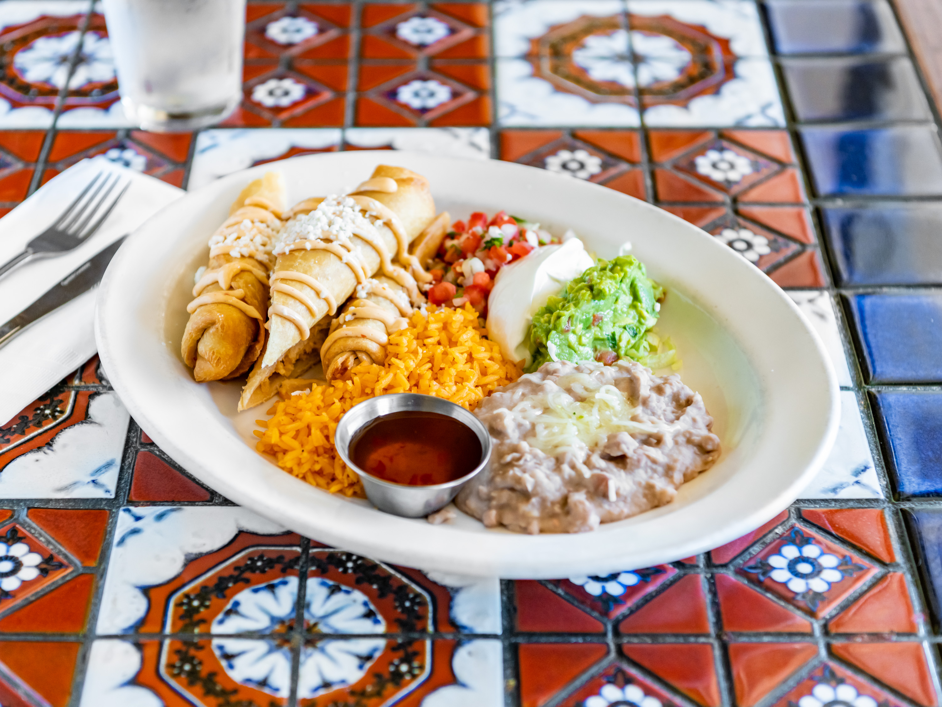 Order Flautas food online from Maguey Mexican Restaurant store, Alamo on bringmethat.com
