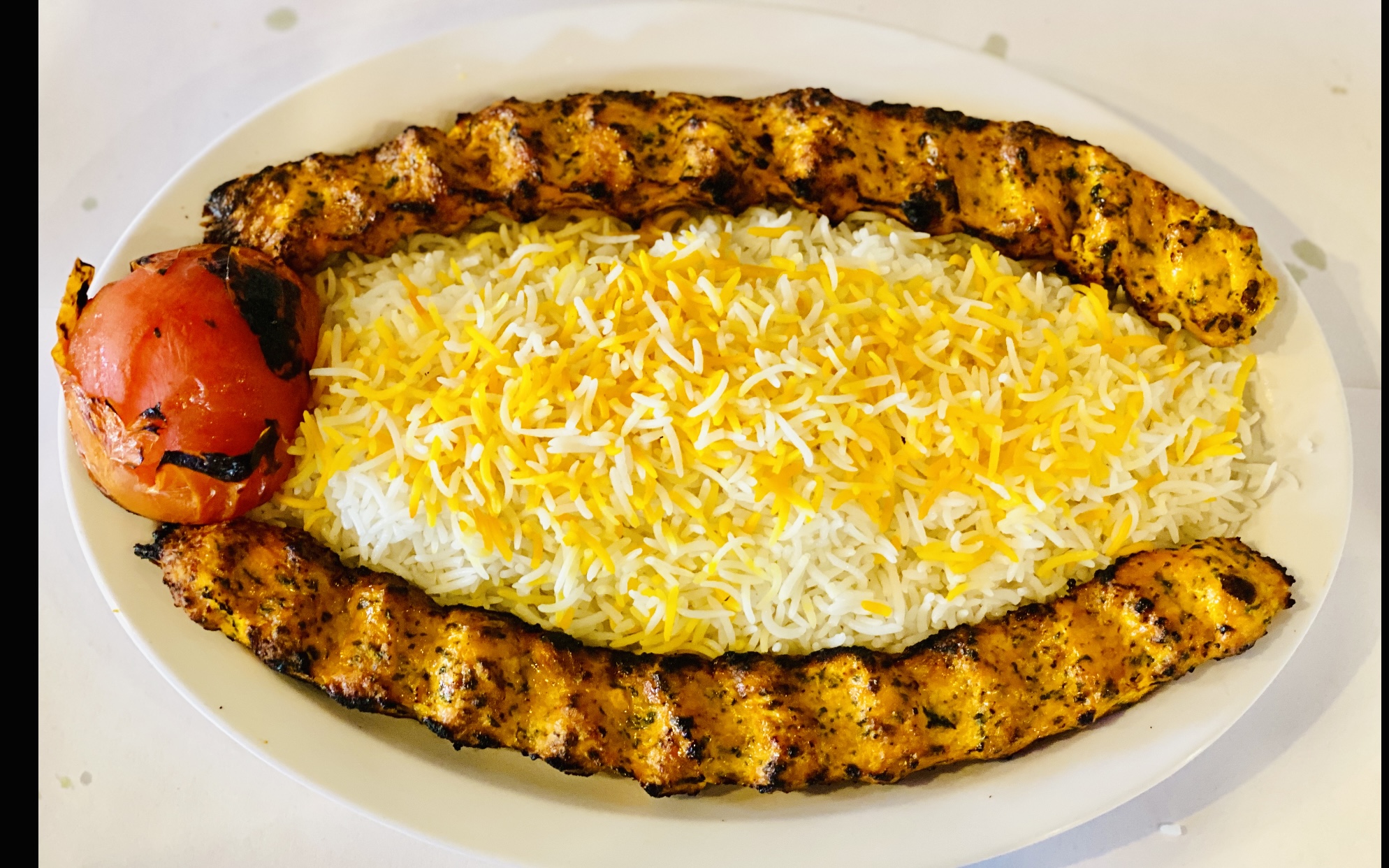 Order 6.Double chicken kubideh food online from Isfahan Kabob store, San Jose on bringmethat.com