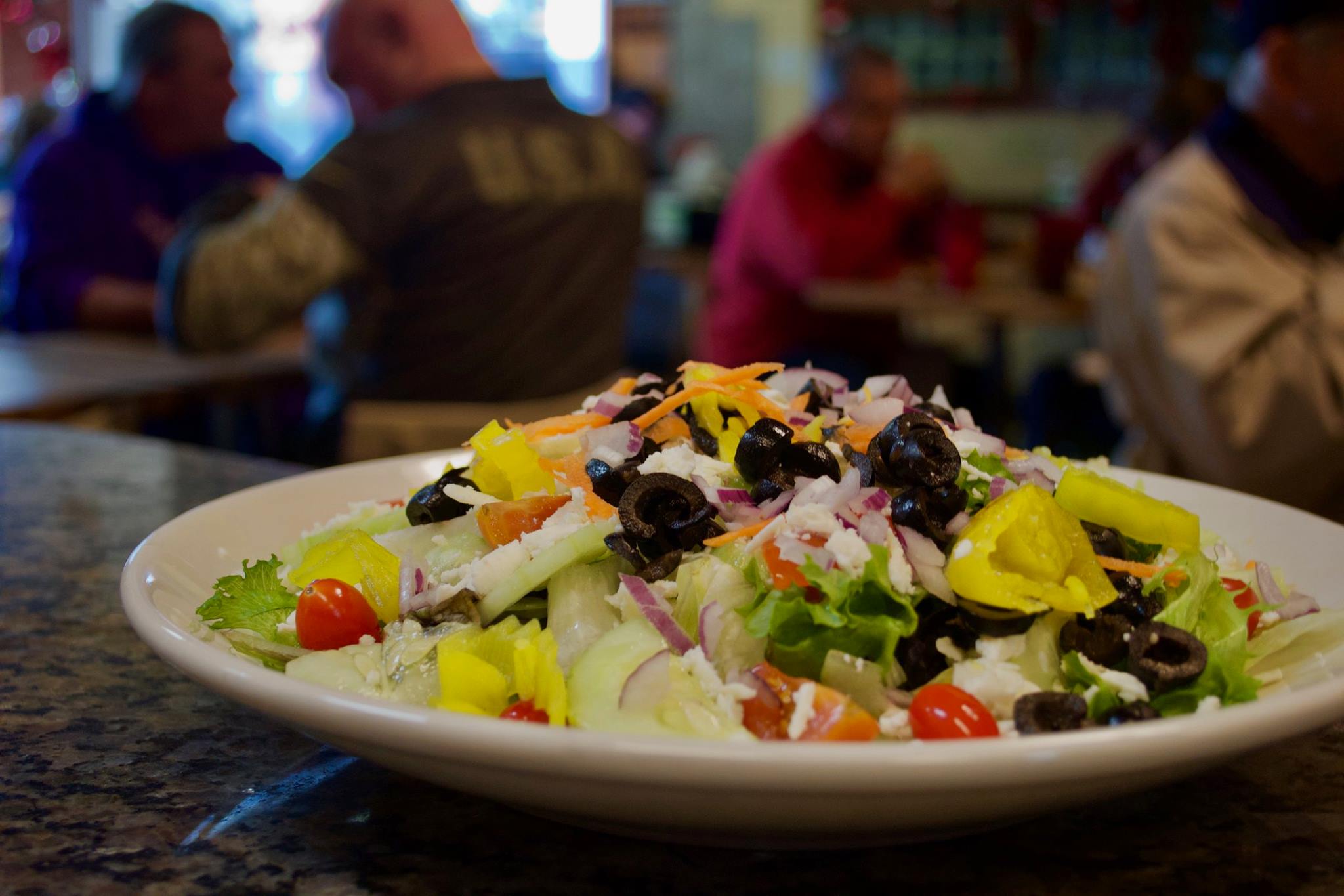 Order Greek Salad food online from CELEBRITY DELLY store, Falls Church on bringmethat.com