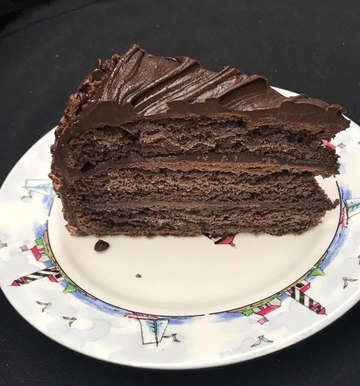 Order Chocolate Cake - Desserts food online from Palermo's Family Italian & Greek Restaurant store, Conover on bringmethat.com