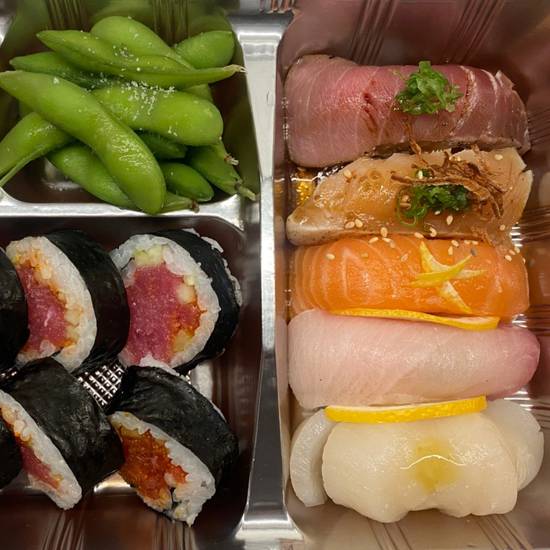Order Sushi Lunch Combination  food online from Burosu Ramen store, Studio City on bringmethat.com