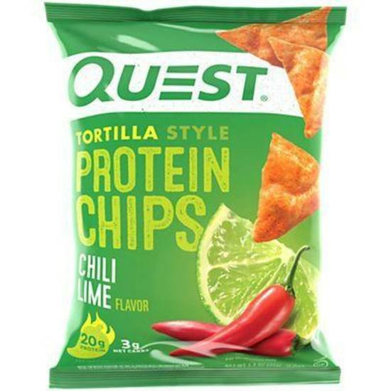 Order Quest - Tortilla Style Protein Chips - Chili Lime food online from IV Deli Mart store, Goleta on bringmethat.com