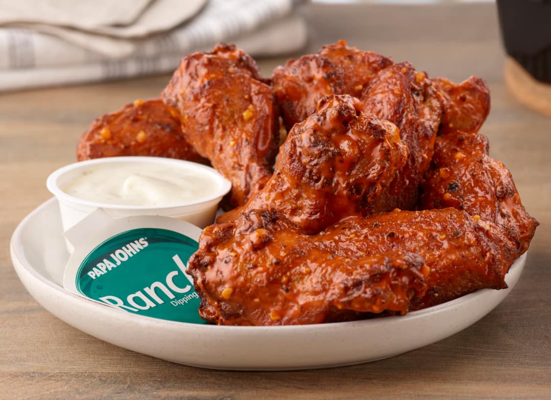 Order Hot Lemon Pepper Wings food online from Papa Johns store, La Plata on bringmethat.com