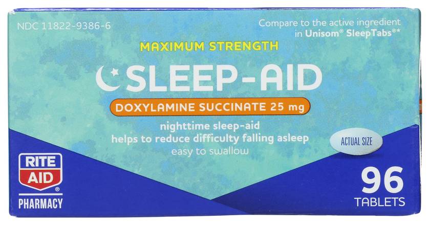 Order Rite Aid Fast Sleep Aid (96 ct) food online from Rite Aid store, PITTSBURGH on bringmethat.com