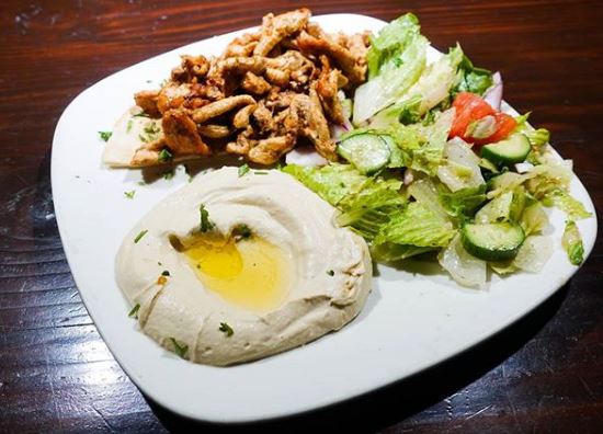 Order Chicken Shawarma Plate food online from The Grill House store, La Verne on bringmethat.com