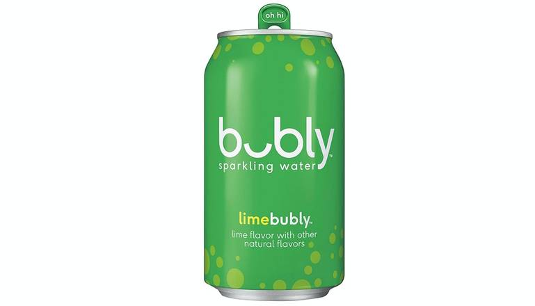 Order Bubly Lime Sparkling Water food online from Pokeworks store, Somerville on bringmethat.com