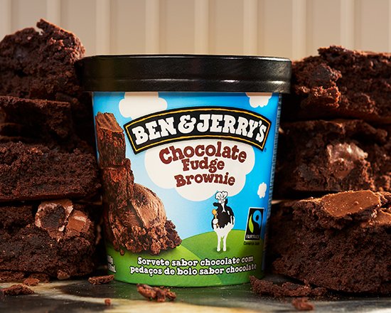 Order Chocolate Fudge Brownie food online from Ben & Jerry's Ice Cream store, San Francisco on bringmethat.com