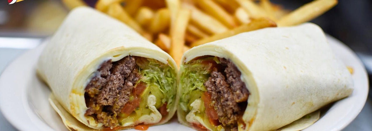 Order Cheeseburger Wrap - Wrap food online from Johnny's Pizza store, Brooklyn on bringmethat.com