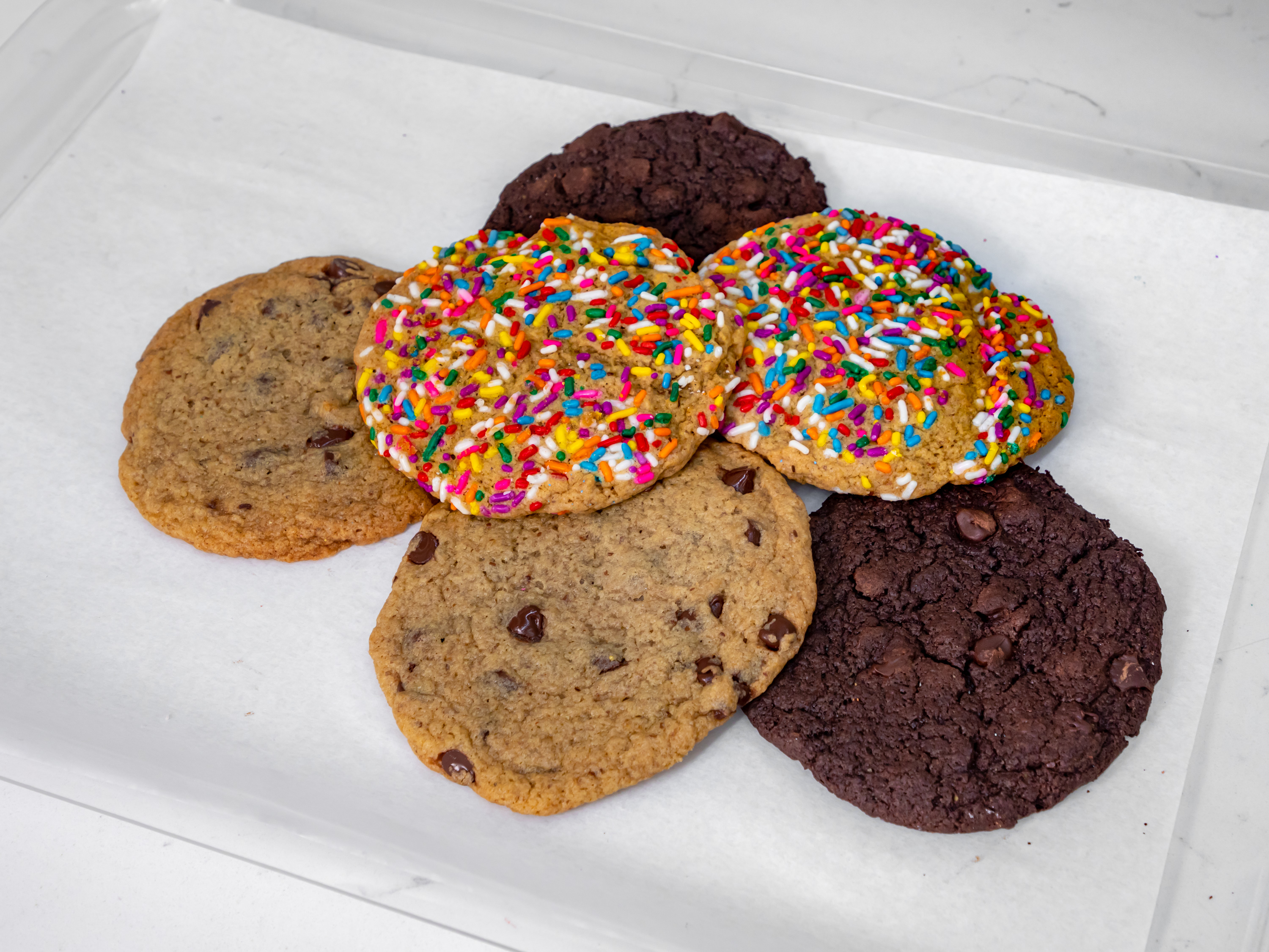 Order 1/2 Dozen Assorted Cookies food online from Dr Shica's Bakery store, Culver City on bringmethat.com