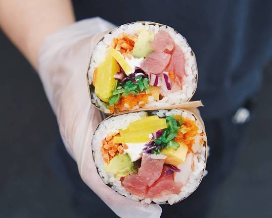 Order Sushi Burrito with 3 Proteins food online from Tai Chi Bubble Tea store, Athens (Clarke County) on bringmethat.com