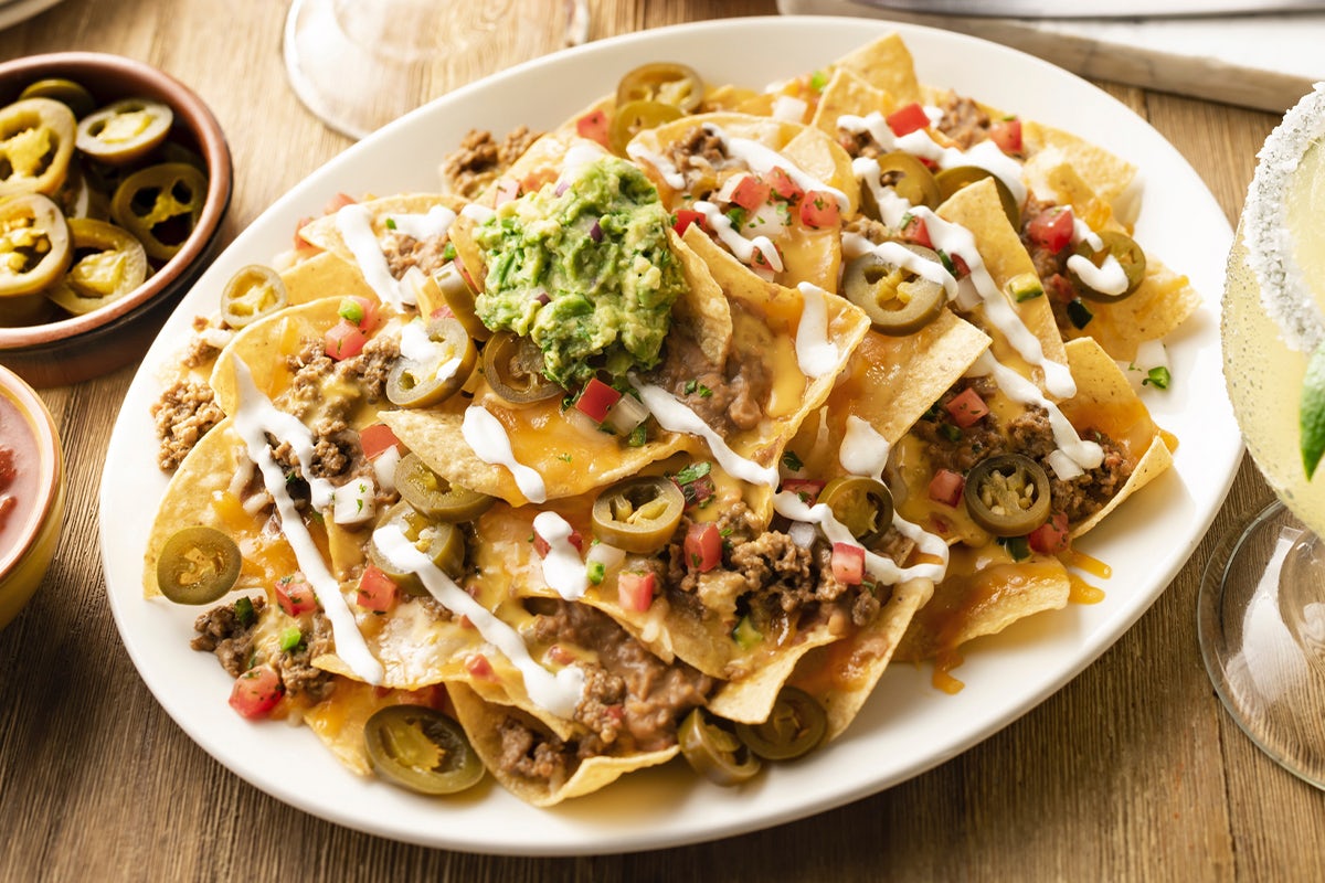 Order Stacked Nachos food online from On The Border store, Naperville on bringmethat.com
