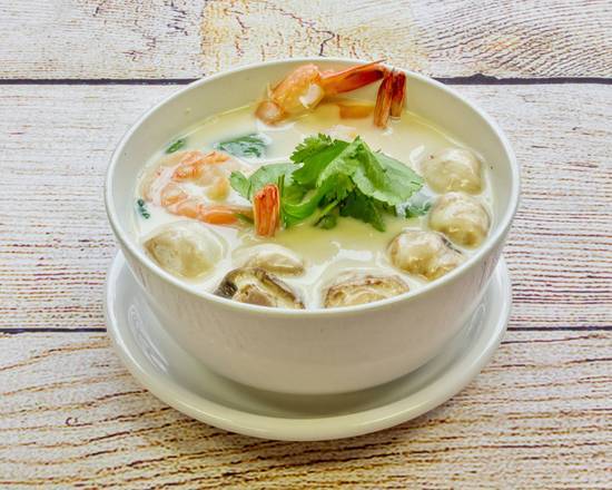 Order Tom Kha Soup (S) food online from Pad Thai Bistro store, Glendale on bringmethat.com