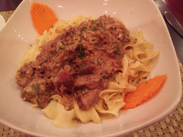Order Beef Stroganoff food online from The Fiddler store, West Bloomfield on bringmethat.com