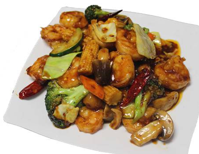 Order Hunan Shrimp food online from Lin Express store, McAllen on bringmethat.com