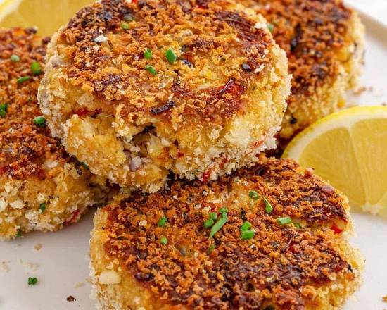 Order Crab Cake food online from Red Pier Cajun Seafood & Bar store, Southaven on bringmethat.com