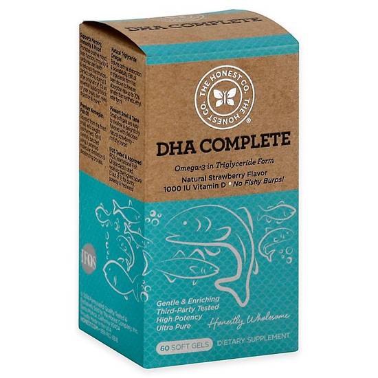 Order Honest® 60-Count DHA Complete Soft Gels food online from Bed Bath & Beyond store, Sandy on bringmethat.com