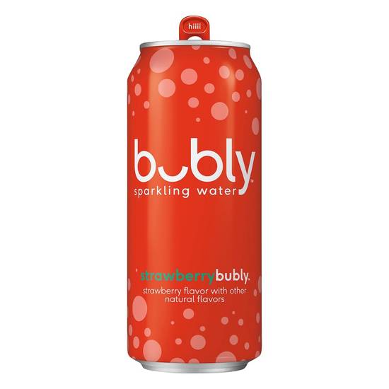 Order Bubly Sparkling Water Strawberry (1 ct) food online from Rite Aid store, Stark County on bringmethat.com