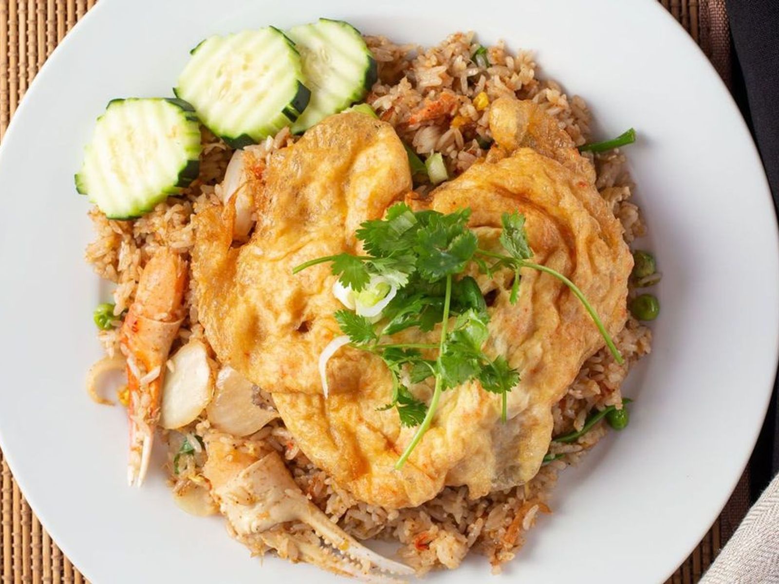 Order F7 Crab Fried Rice food online from California Chopsticks store, Chino on bringmethat.com