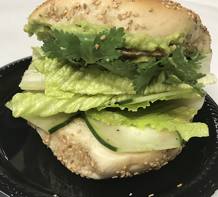 Order Wild Thing Vegetarian Sandwich food online from Liberty Bagels store, New York on bringmethat.com