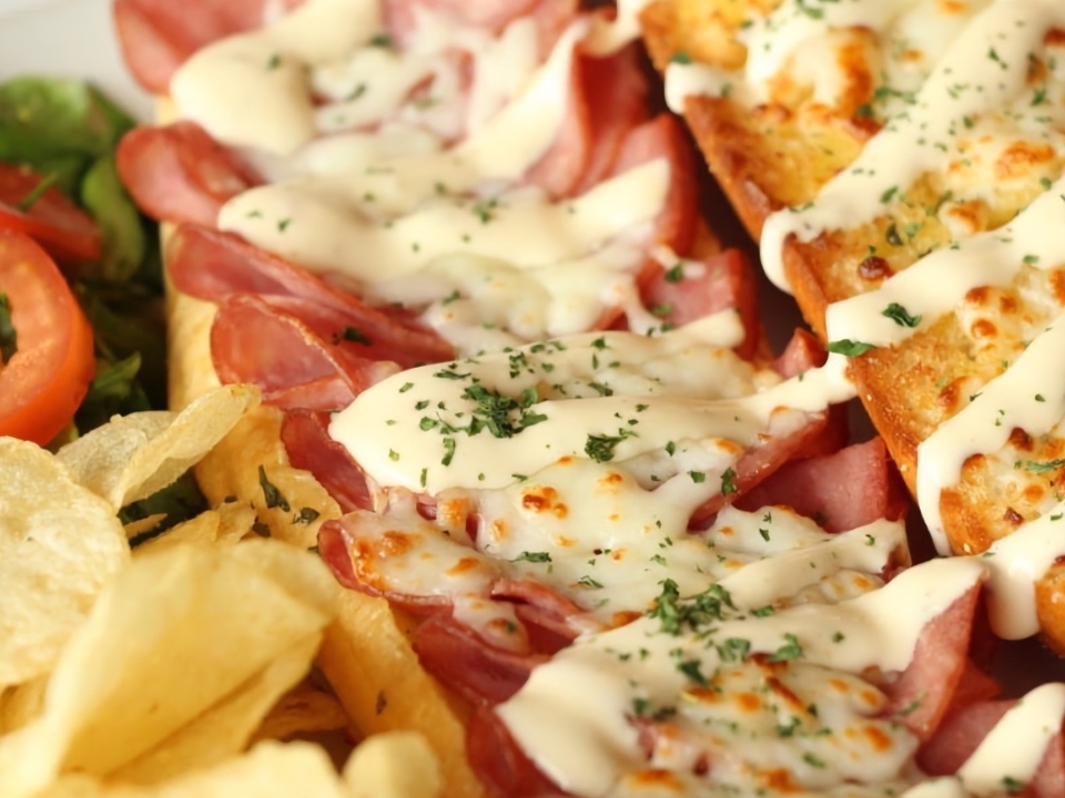 Order Hot Ham And Cheese Sandwich food online from Palio Pizza Cafe store, Allen on bringmethat.com