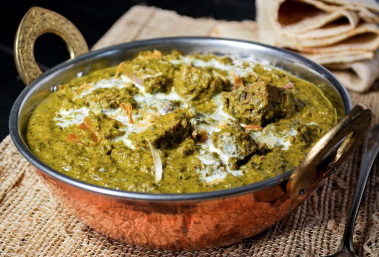 Order Lamb Saag food online from Royal Spice store, Linthicum Heights on bringmethat.com