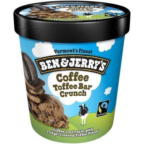 Order Ben & Jerry's Coffee Toffee Bar Crunch Pint food online from 7-Eleven store, Manchester on bringmethat.com