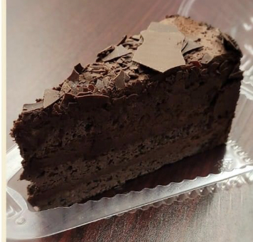 Order Triple Chocolate Cake (slice) food online from North Point Cafe store, Dundalk on bringmethat.com