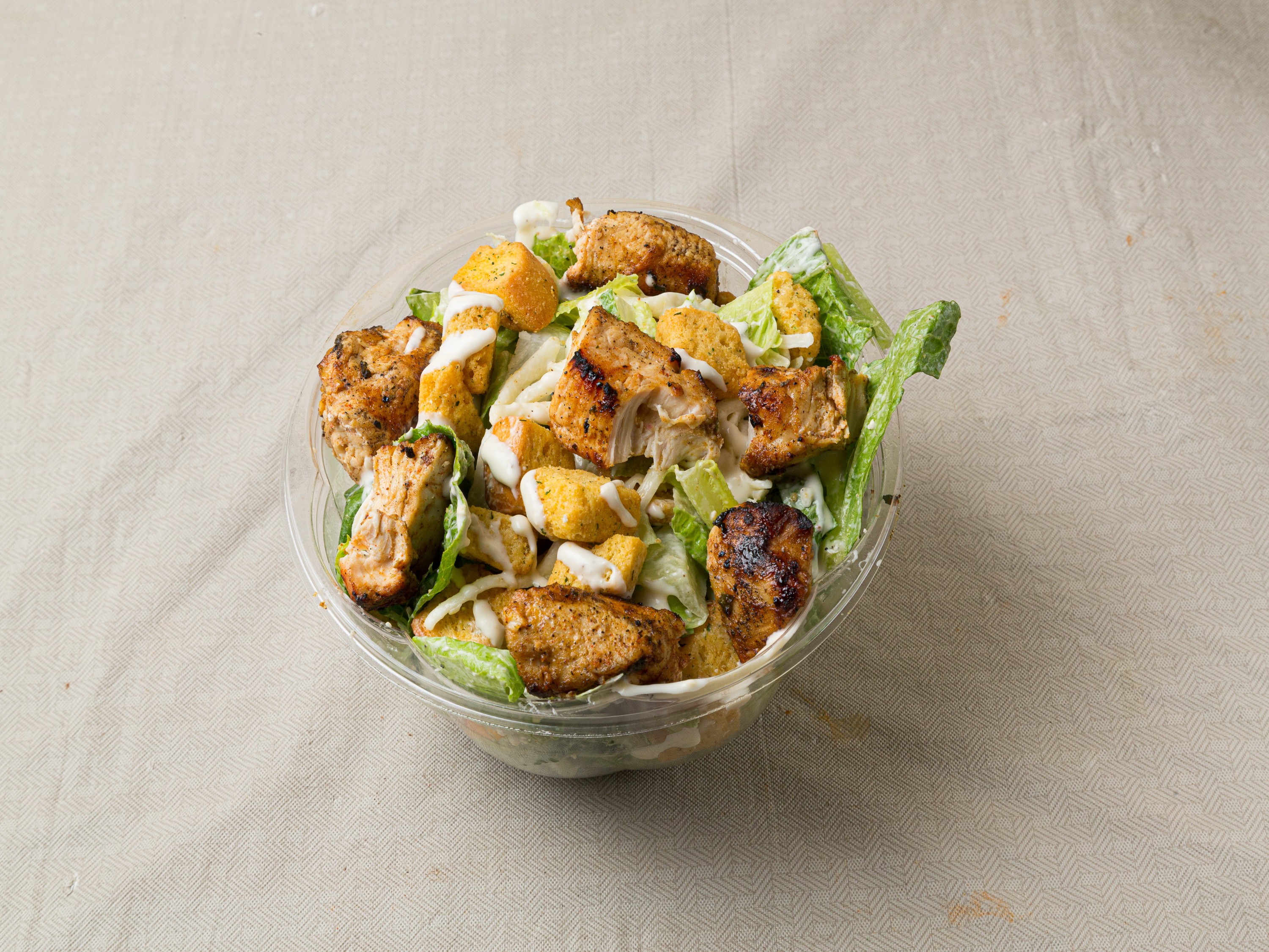 Order Chicken Caesar Salad food online from Hummus & Guac store, Lyndhurst on bringmethat.com