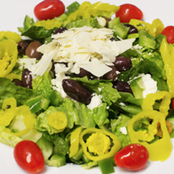 Order Greek Salad food online from Rosati's Pizza store, Lewisville on bringmethat.com