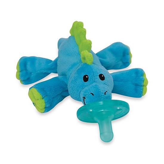 Order WubbaNub™ Size 0-6M Baby Dino Infant Pacifier in Blue food online from Bed Bath & Beyond store, Lancaster on bringmethat.com