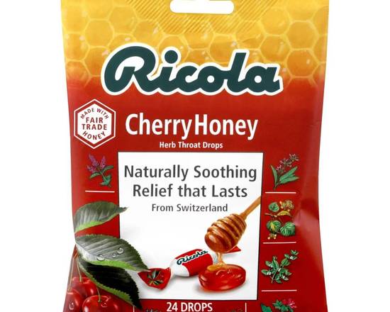 Order Ricola - CherryHoney - Cough Drops - 24 Drops food online from East Cooper Family Pharmacy store, Mt Pleasant on bringmethat.com