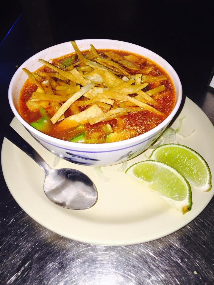 Order Chicken Soup  food online from Barcenas Mexican Restaurant store, Friendswood on bringmethat.com
