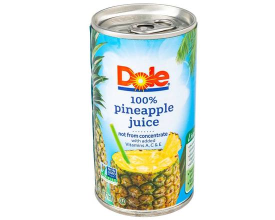 Order Dole Pineapple Juice, 6oz can mixer food online from Pit Stop Liquor Mart store, El Monte on bringmethat.com