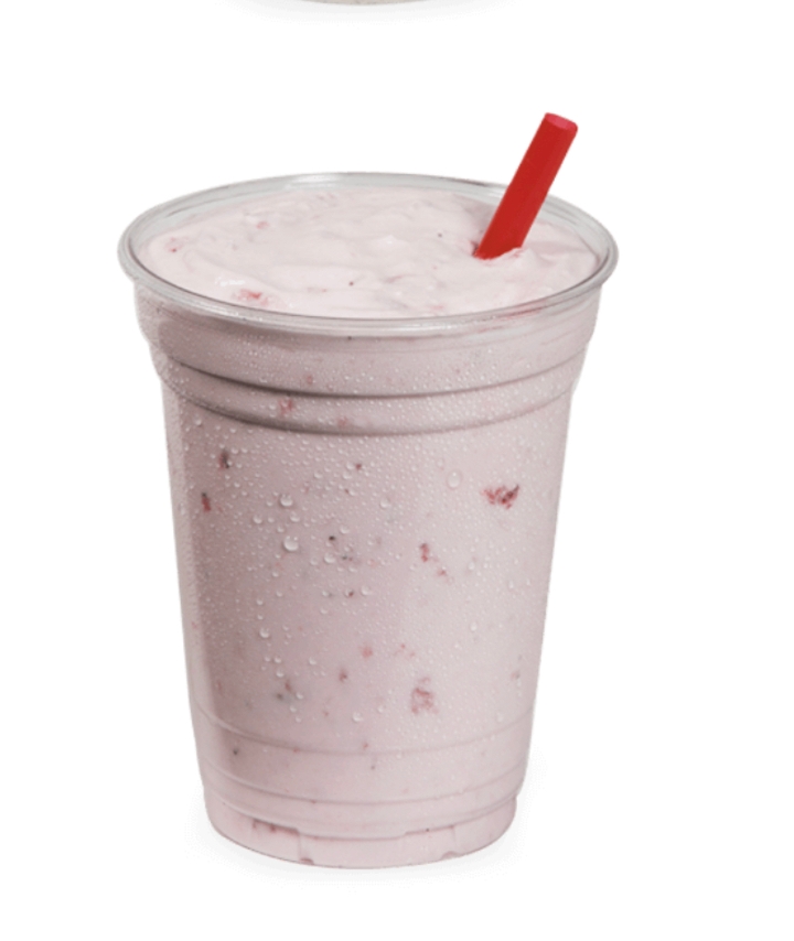 Order Strawberry Shake food online from Busy Burger store, Chicago on bringmethat.com