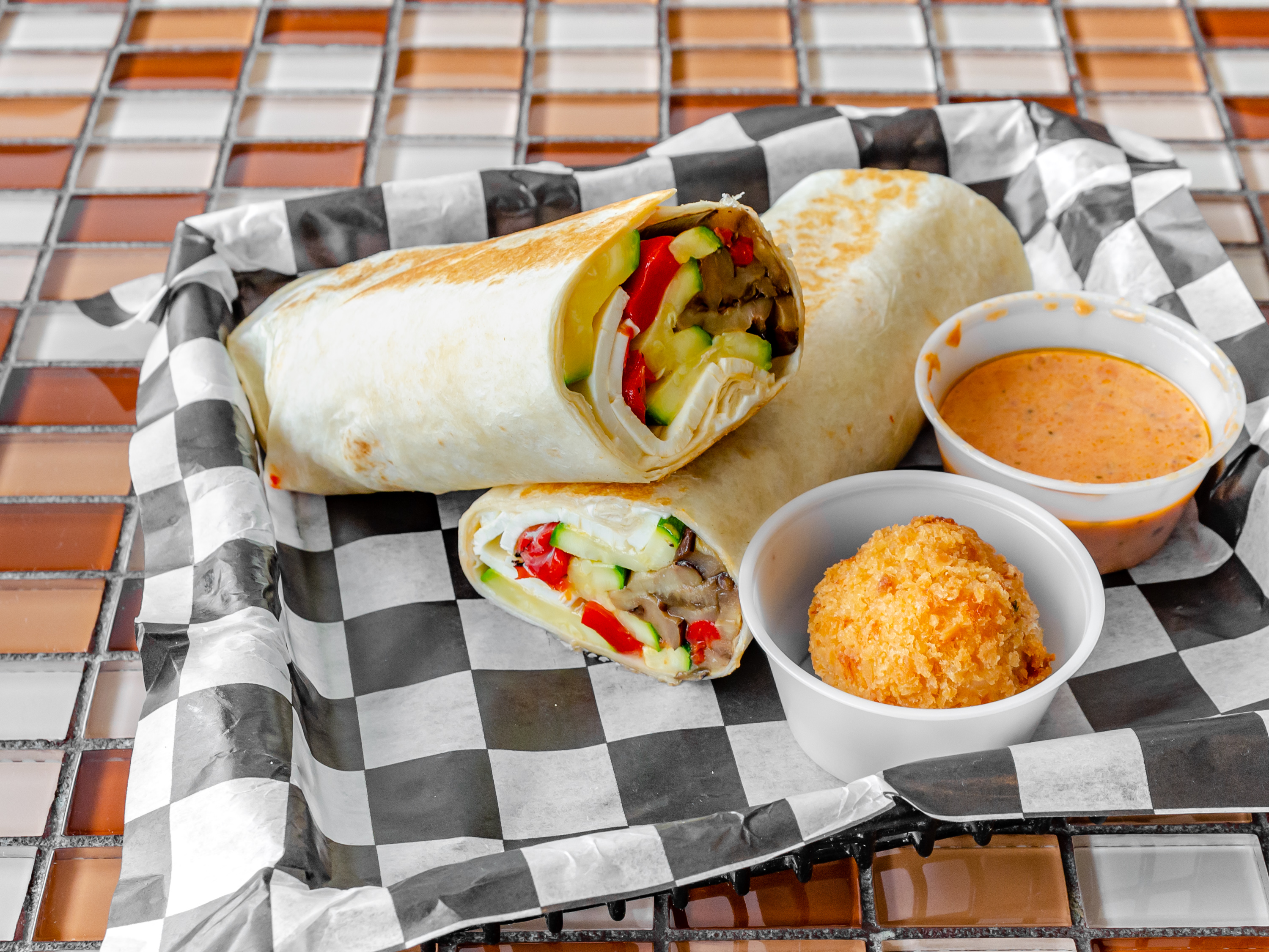 Order #36 Veggie Wrap food online from Giovanni's store, Fair Lawn on bringmethat.com